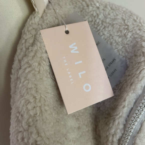 Wilo The Label Sherpa Backpack in Cream New Ready for Gifting main image 10